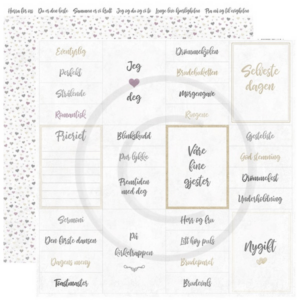 Bryllupsfest - fremtiden med deg 12x12"