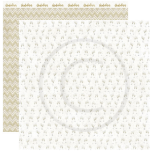 Bryllupsfest - champagne i glasset 12x12"