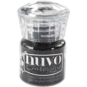 Nuvo Embossing Powder - glitter noir