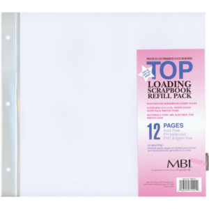 MBI Page Protectors 12"X12" 6/Pkg