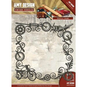 Amy Design Die-  Vintage Vehicles, vehicle frame