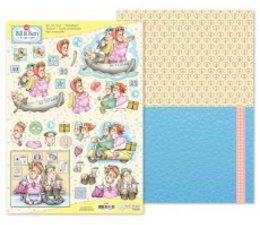 Marij Rahder Bill & Betty 3D Die Cut Sheet & Potpourri Sheet