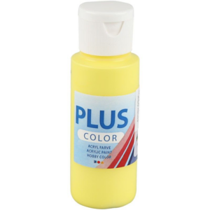 Plus Color hobbymaling 60ml - primary yellow