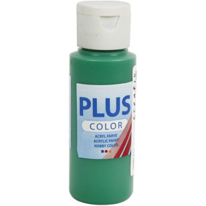 Plus Color hobbymaling 60ml - brilliant green