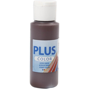 Plus Color hobbymaling 60ml - chocolate