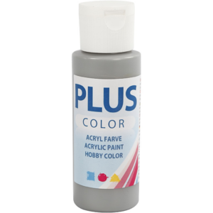 Plus Color hobbymaling 60ml - rain grey