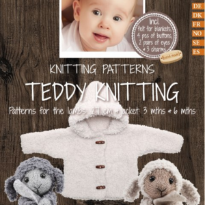 Oppskriftshefte strikk - Jakke, Sille & Mulle (teddygarn)