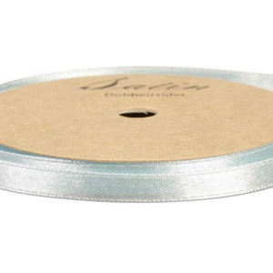 Satinbånd 6mm 10m - lys blå