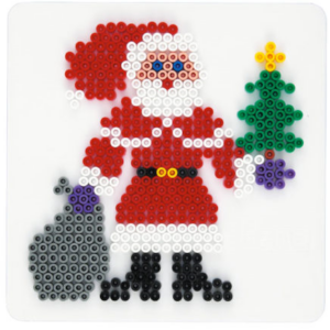 Hama midi piggplate - julenisse