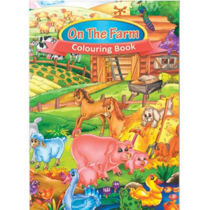 coloring A4 – on the farm