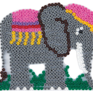 Hama midi piggplate - elefant