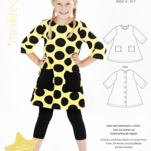 Minikrea papirmønster - A-kjole, 0-10 år