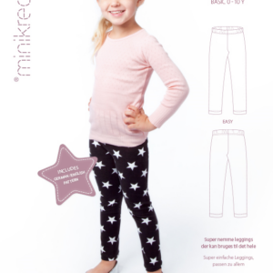 Minikrea papirmønster - Leggings 0-10 år