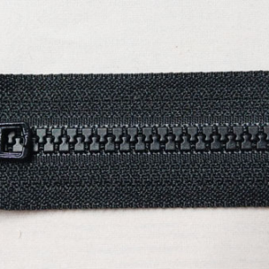 YKK glidelås 6mm vislon, delbar 55cm - sort