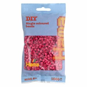 Hama Midi super 1000s – 29 Mørk rosa