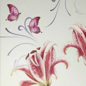 Dobbelt kort - lilly