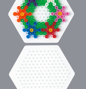 Hama midi piggplate - sekskant liten