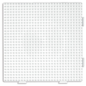 Hama Midi Piggplate – Firkant stor 14,5×14,5 hvit