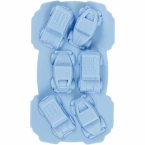 Silikonform biler, 1stk.