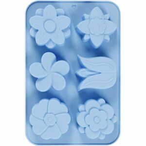 Silikonform, blomster, 1stk