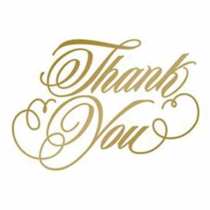 Couture Creations Anna Griffin Foil Stamp Die Thank You