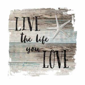 Serviett 33 Live The Life