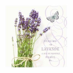 Serviett 33 Bunch Of Lavender