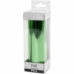 Dekorasjonsfolie 15,5x50cm, grønn