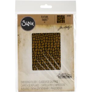Sizzix Texture Fades Embossing Folder - Croc