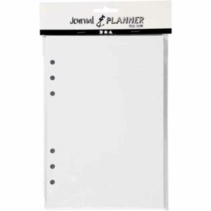 Notatpapir, 142x210 mm, hvit, blank