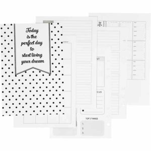 Evighetskalender, 42x210 mm, 5-ukers plan