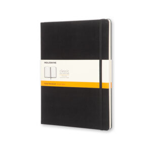 Moleskine Classic Notebook Hard XL – Linjert Black