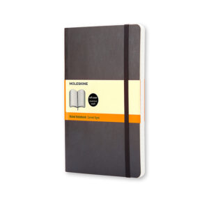 Moleskine Classic Notebook Soft L – Linjert Black
