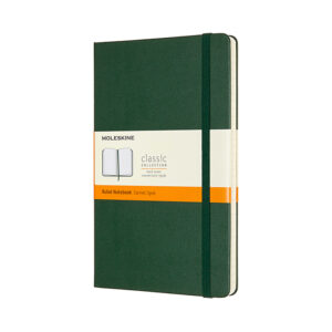 Moleskine Classic Notebook Hard L – Linjert Myrtle Green