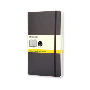 Moleskine Classic Notebook Soft L – Ruter Black