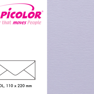 Papicolor konv.DL - 937 lyslilla 6stk