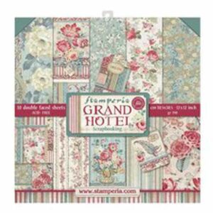 Stamperia Grand Hotel 12x12 Inch Paper Pack