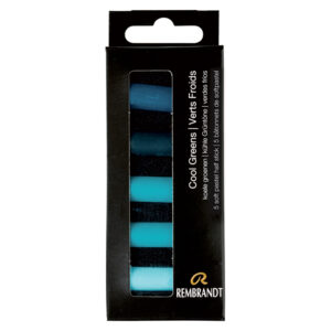 Rembrandt Soft Pastel – Set Cool Greens 5.5