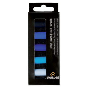 Rembrandt Soft Pastel – Set Deep Blues 5.5
