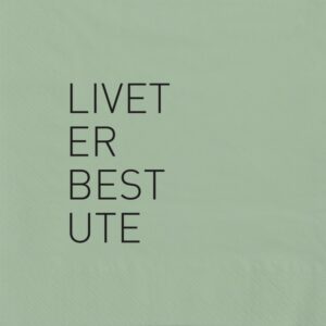 Servietter 228 livet er best ute