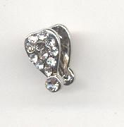 Anheng med strass, dråpe liten