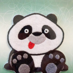 Strykemerke - sittende panda