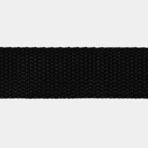 Syntetisk bånd 30mm sort