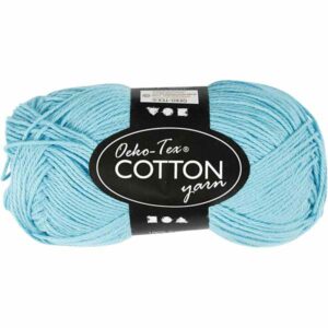 Cotton Øko-Tex 100% bomull 50g - turkis