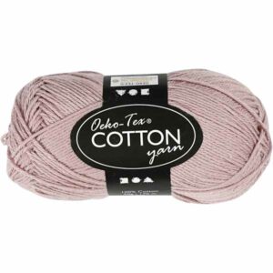 Cotton Øko-Tex 100% bomull 50g - lavendel