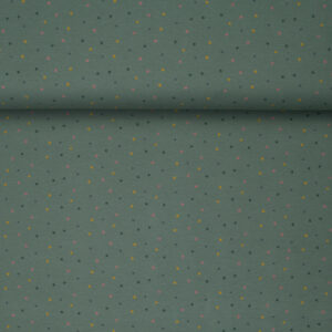 Jersey print 145cm – moose dot green
