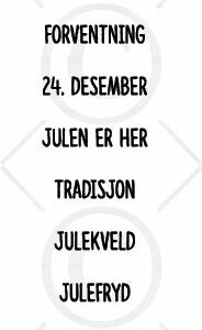 Klistremerker - Stille natt