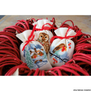 Broderisett poser 3stk - winter