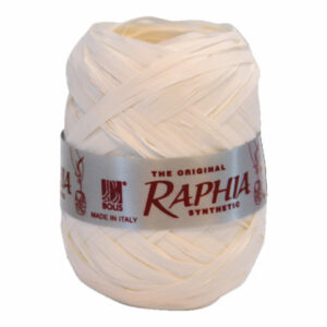 Gavebånd Raphia – 09 Hvit – 20m