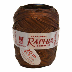 Gavebånd Raphia – 58 Brun – 20m